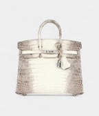 HM BK 25 Himalaya Niloticus Crocodile Diamond Encrusted Palladium Hardware