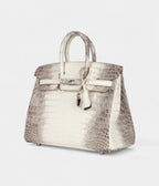 HM BK 25 Himalaya Niloticus Crocodile Diamond Encrusted Palladium Hardware