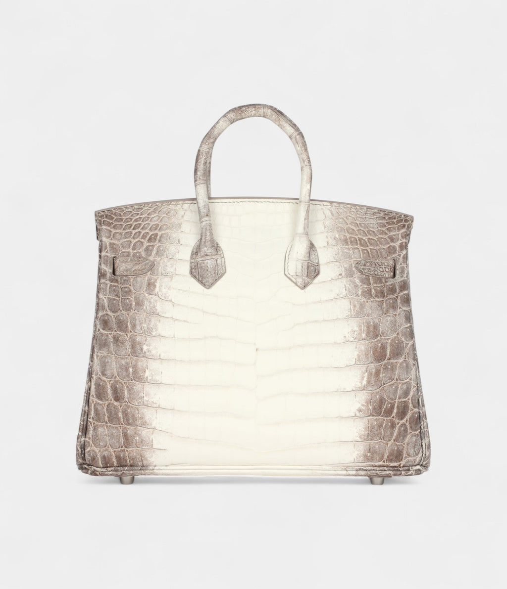 HM BK 25 Himalaya Niloticus Crocodile Diamond Encrusted Palladium Hardware