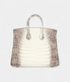 HM BK 25 Himalaya Niloticus Crocodile Diamond Encrusted Palladium Hardware