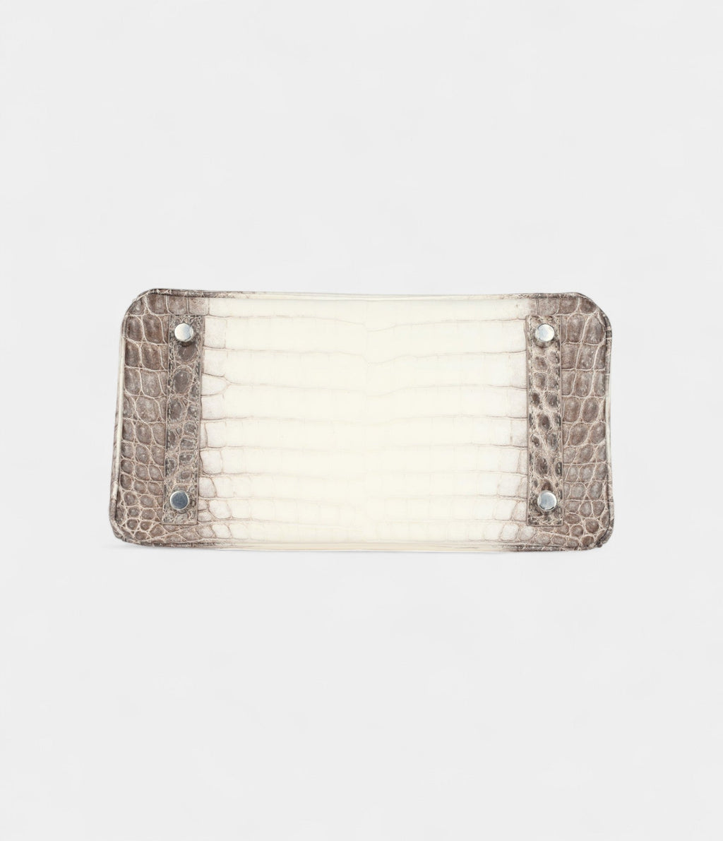 HM BK 25 Himalaya Niloticus Crocodile Diamond Encrusted Palladium Hardware