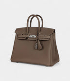 HM BK 25 Etoupe Togo Palladium Hardware
