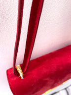 HRMS?S CONSTANCE 18 ROUGE SHOULDER BAG