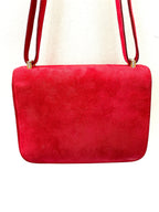 HRMS?S CONSTANCE 18 ROUGE SHOULDER BAG
