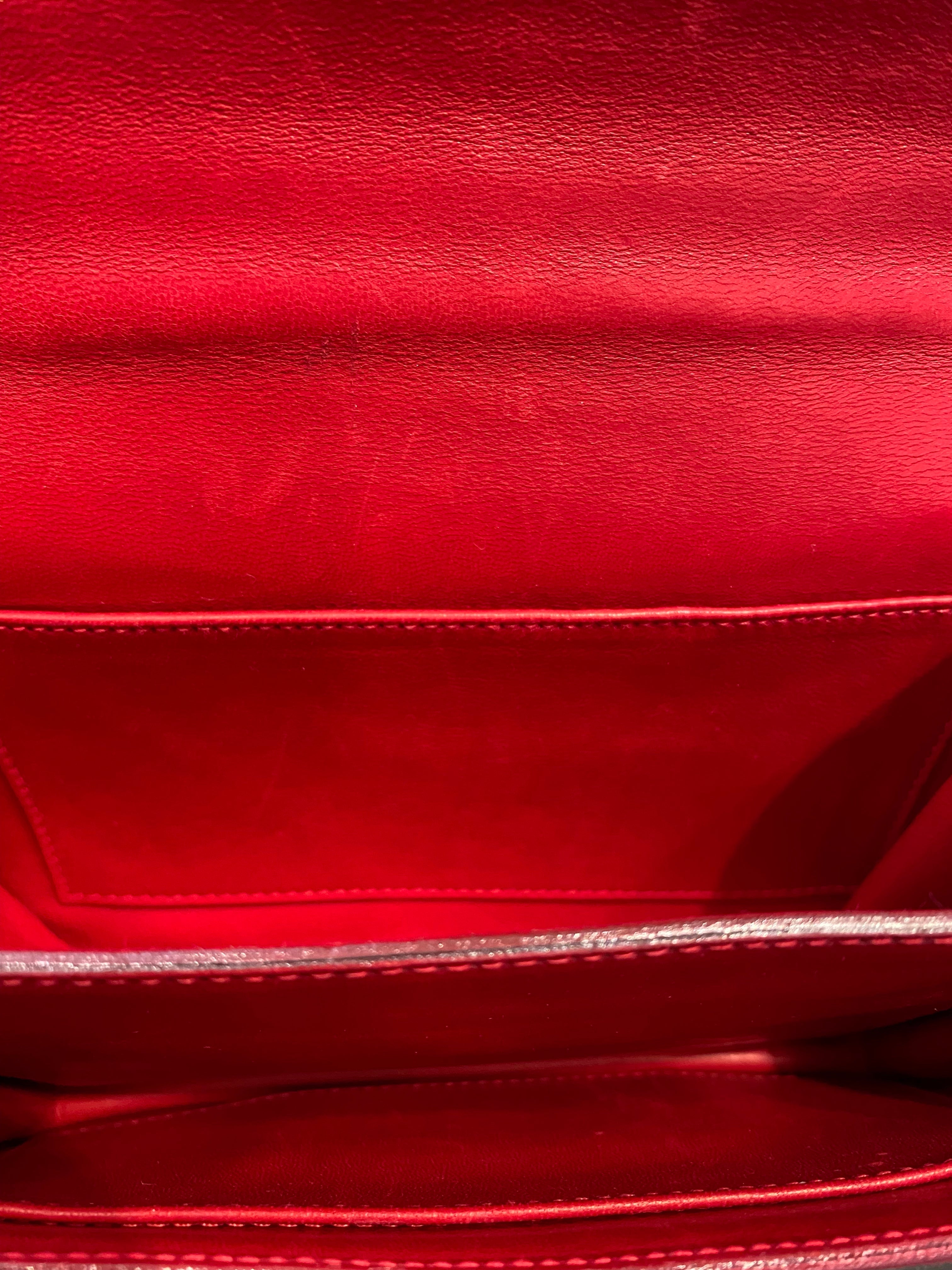 HRMS?S CONSTANCE 18 ROUGE SHOULDER BAG