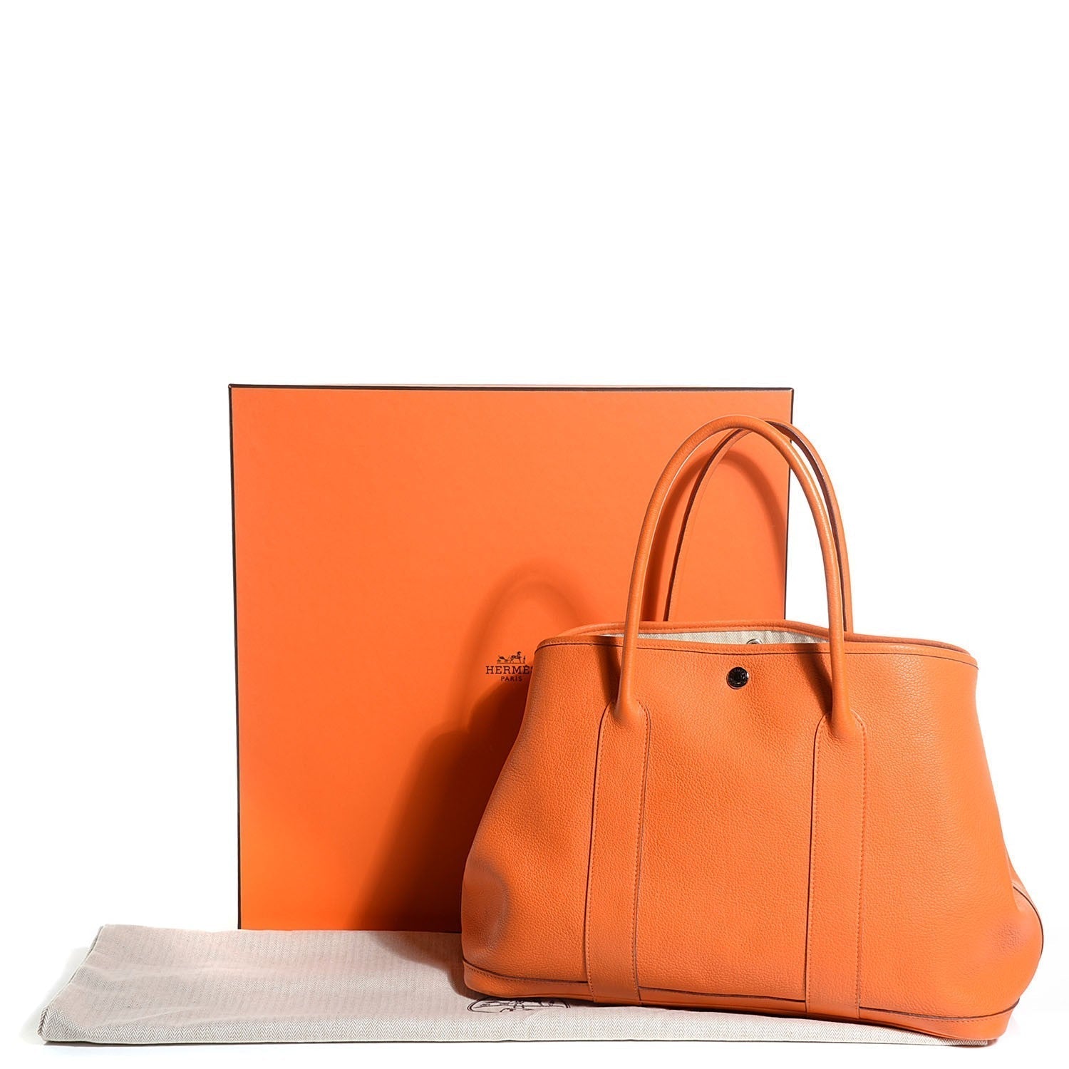 HRMS NEGONDA LEATHER GARDEN PARTY 36 TOTE BAG-HS