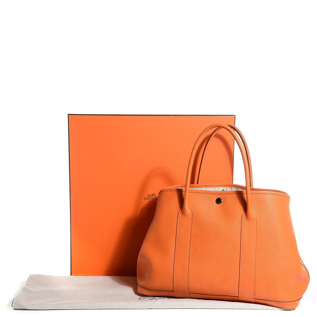 HRMS NEGONDA LEATHER GARDEN PARTY 36 TOTE BAG-HS