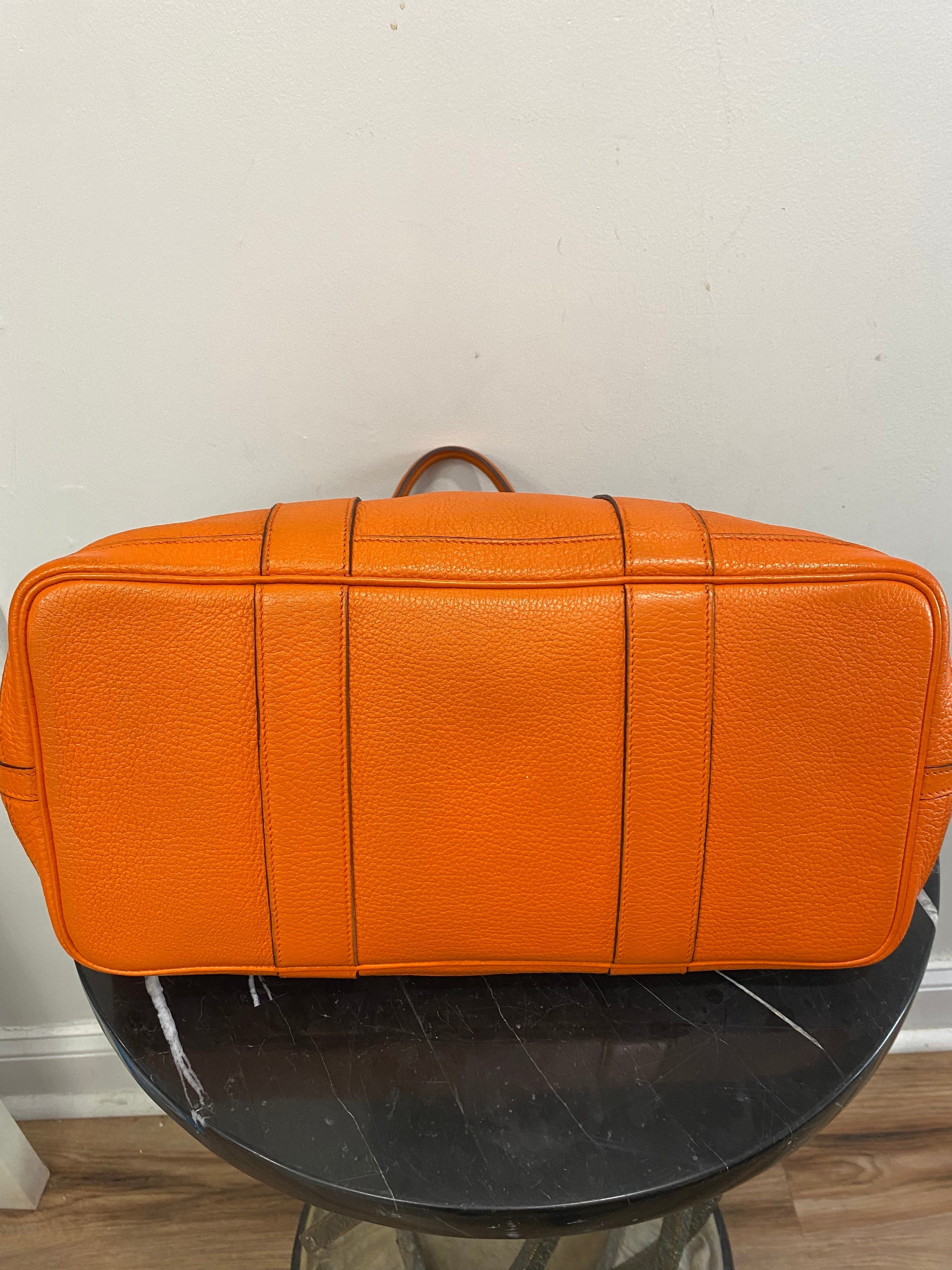 HRMS NEGONDA LEATHER GARDEN PARTY 36 TOTE BAG-HS