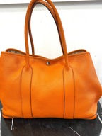 HRMS NEGONDA LEATHER GARDEN PARTY 36 TOTE BAG-HS