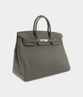 Hermes BK 25cm Gris Meyer Togo Leather With Palladium Hardware