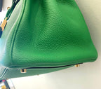 HRMS BIRKIN 35 BAMBOO TOGO LEATHER HANDBAG