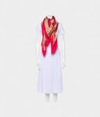 HM140cm Cashmere Shawl – Marwari Horse Dance Motif