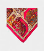 HM140cm Cashmere Shawl – Marwari Horse Dance Motif