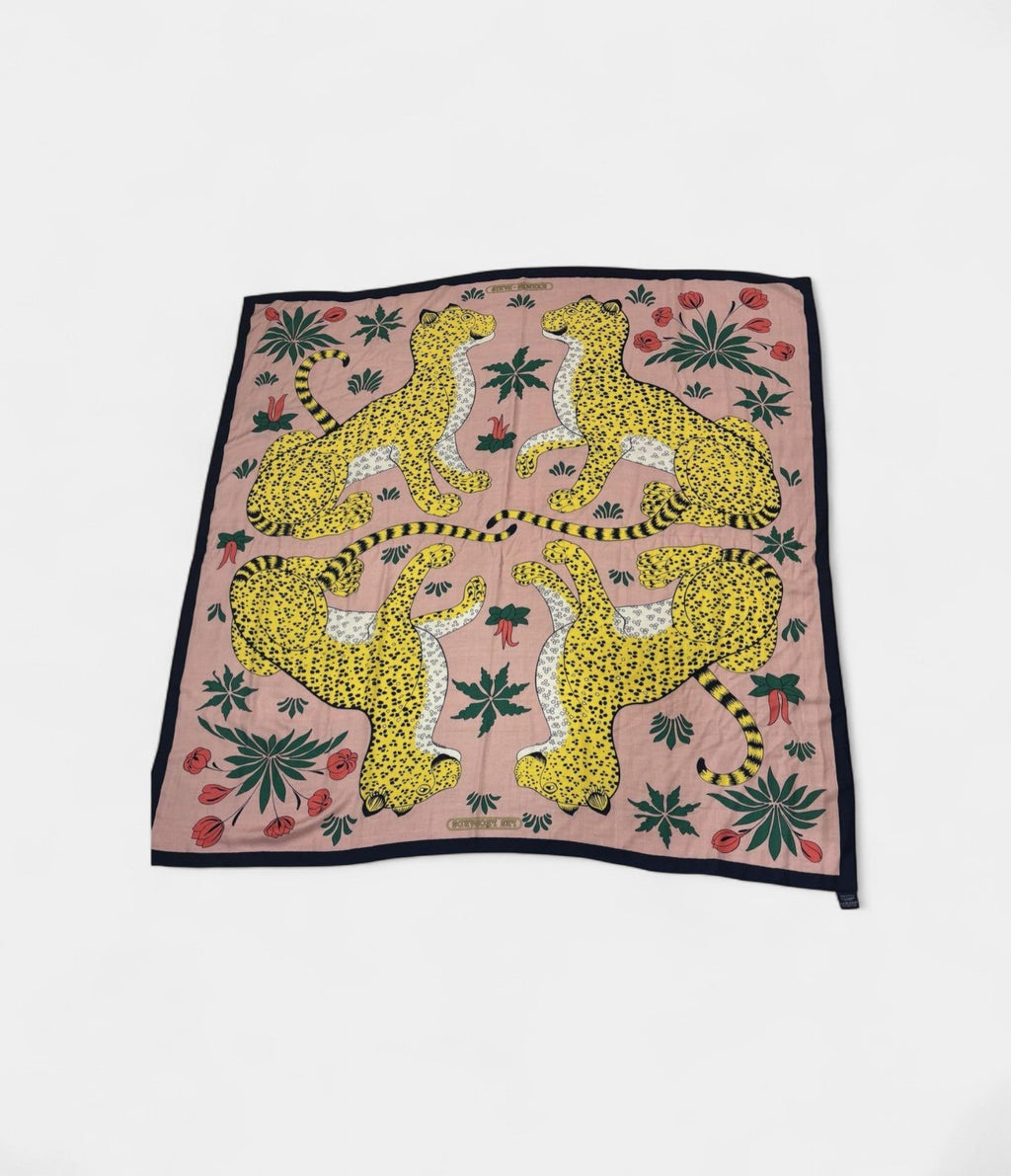 HM140cm Cashmere Shawl in Pink Silk Stole Carregerian