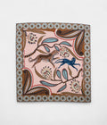 HM140cm Cashmere Shawl in Pink The Savana Dance Motif