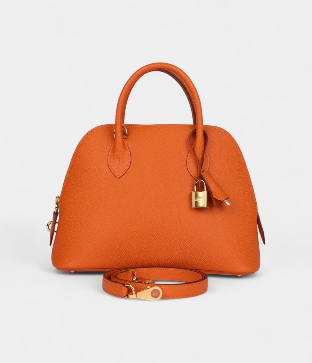 HM1923 Bolide 25 Orange Epsom Gold Hardware