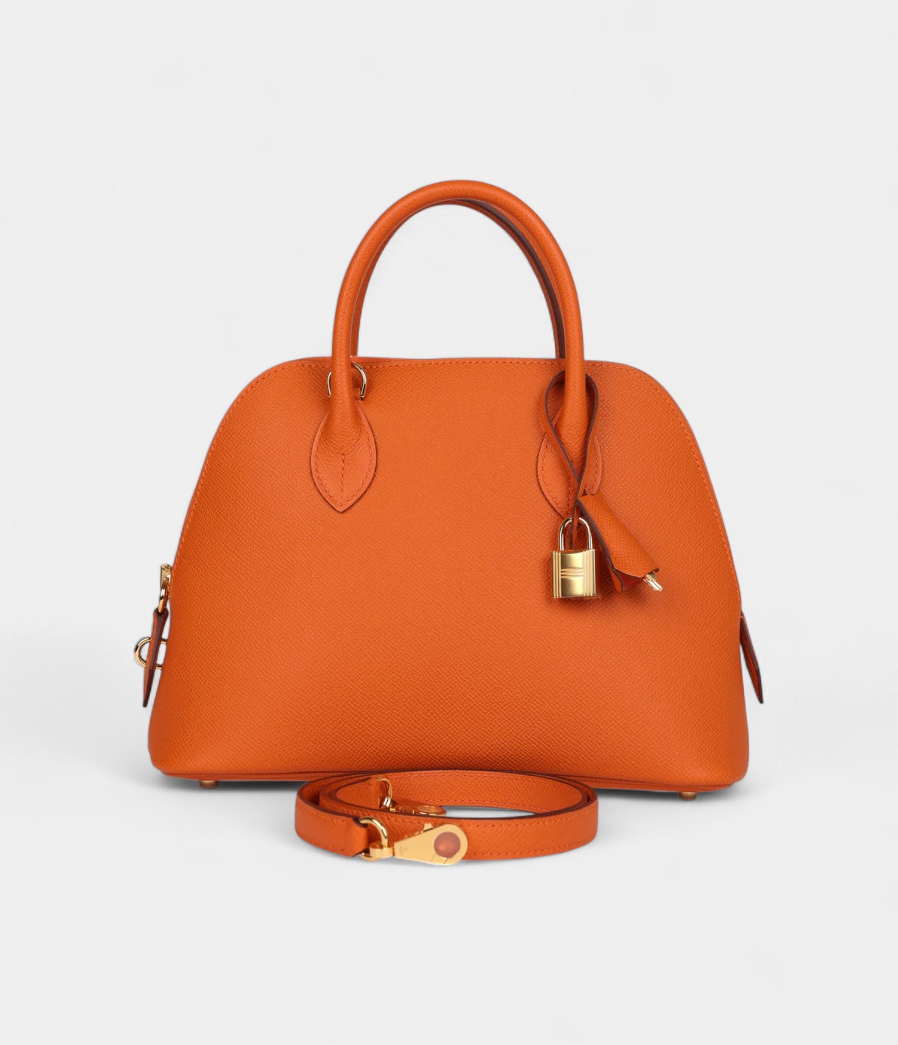 HM1923 Bolide 25 Orange Epsom Gold Hardware