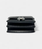 HM2002 Black Leather Handbag