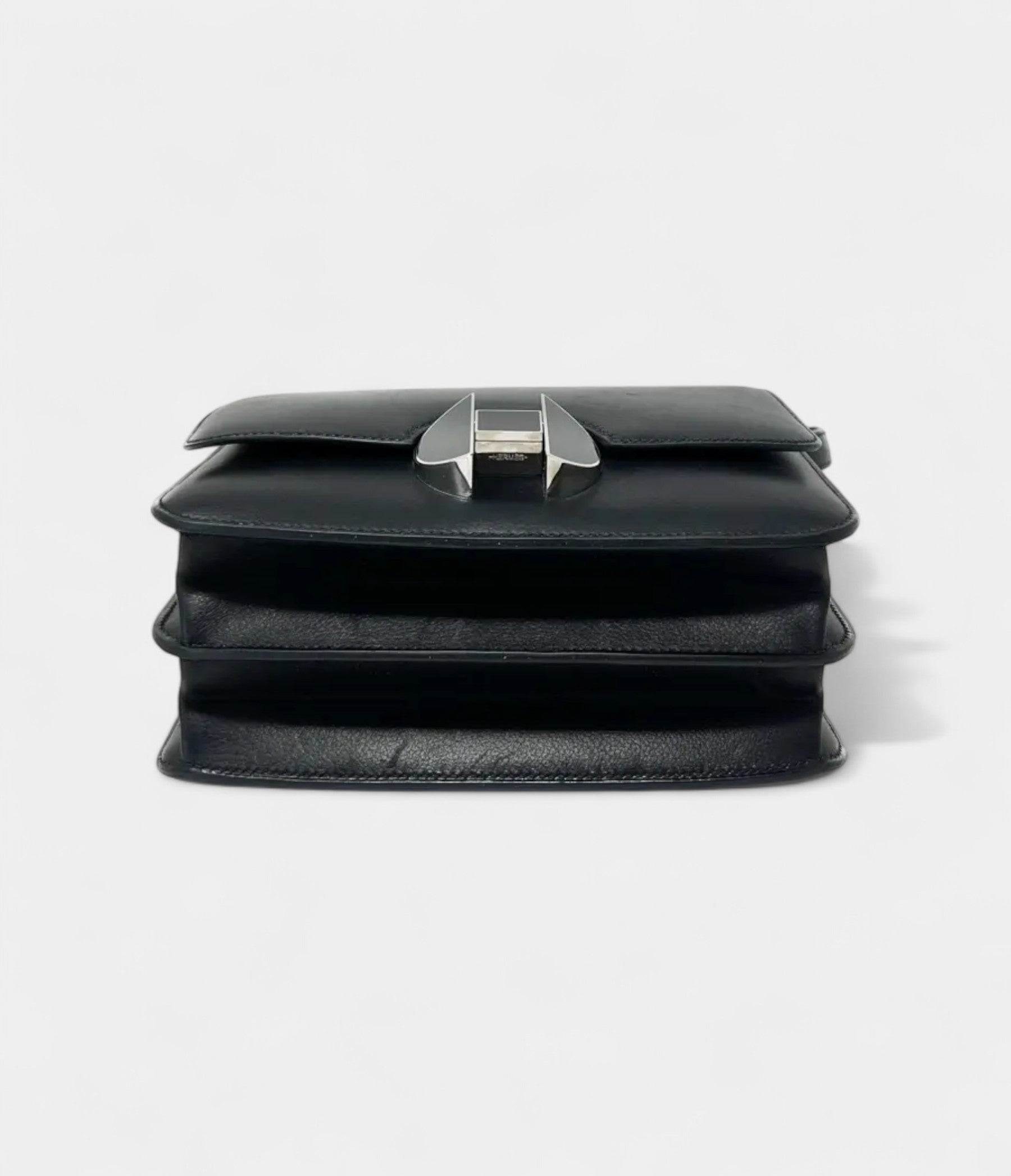 HM2002 Black Leather Handbag