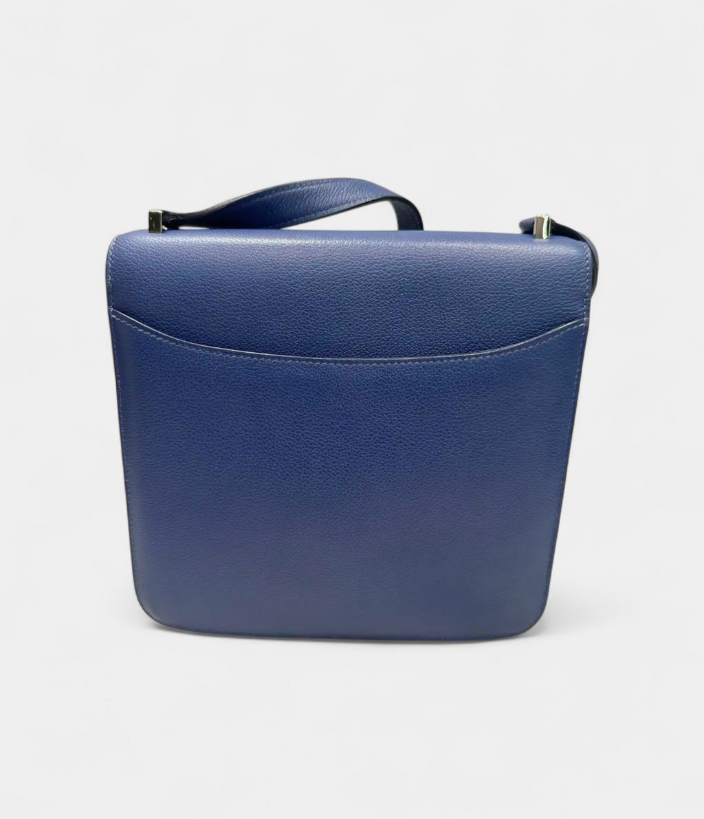 HM2002 Blue Leather Handbag