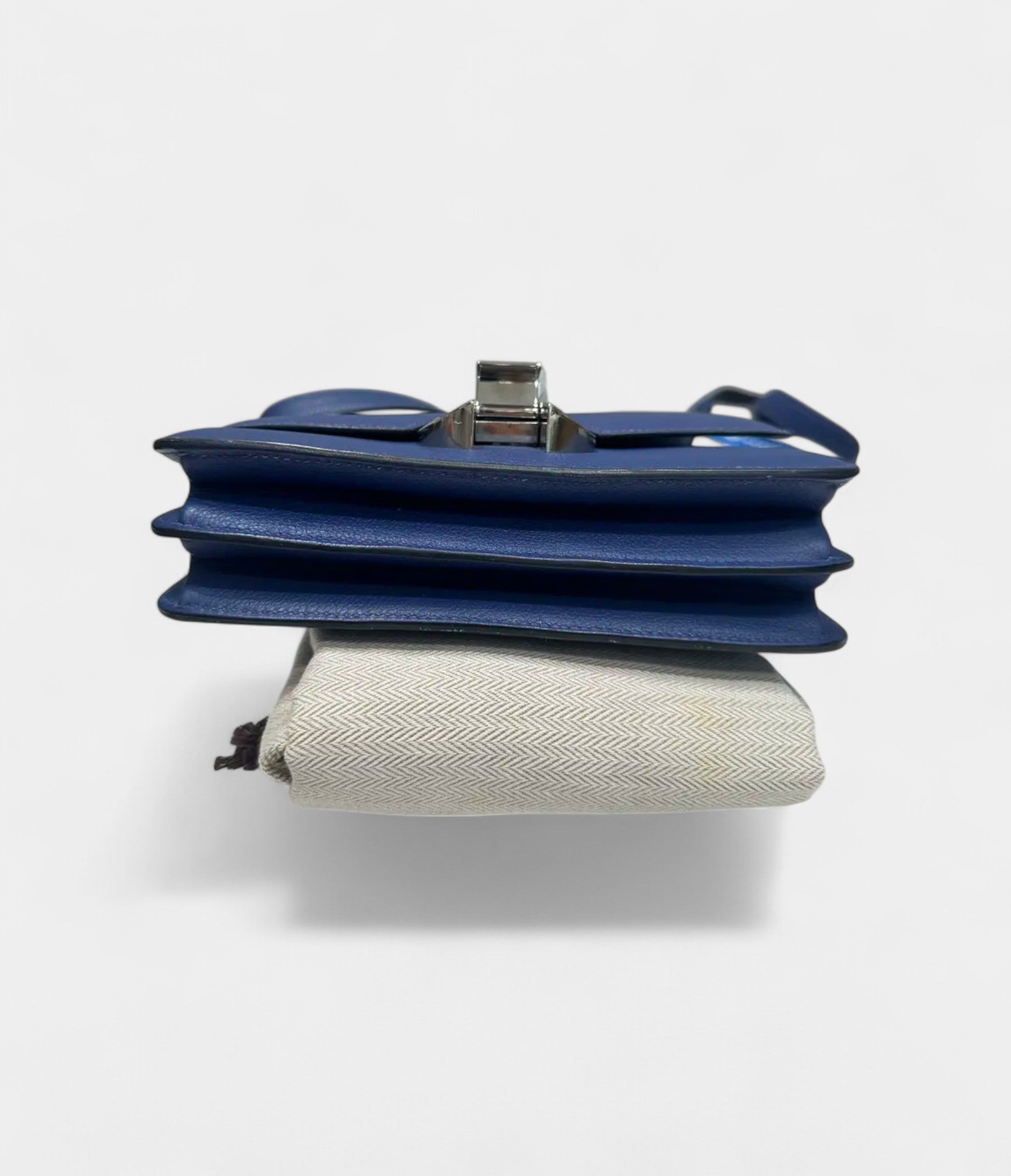 HM2002 Blue Leather Handbag