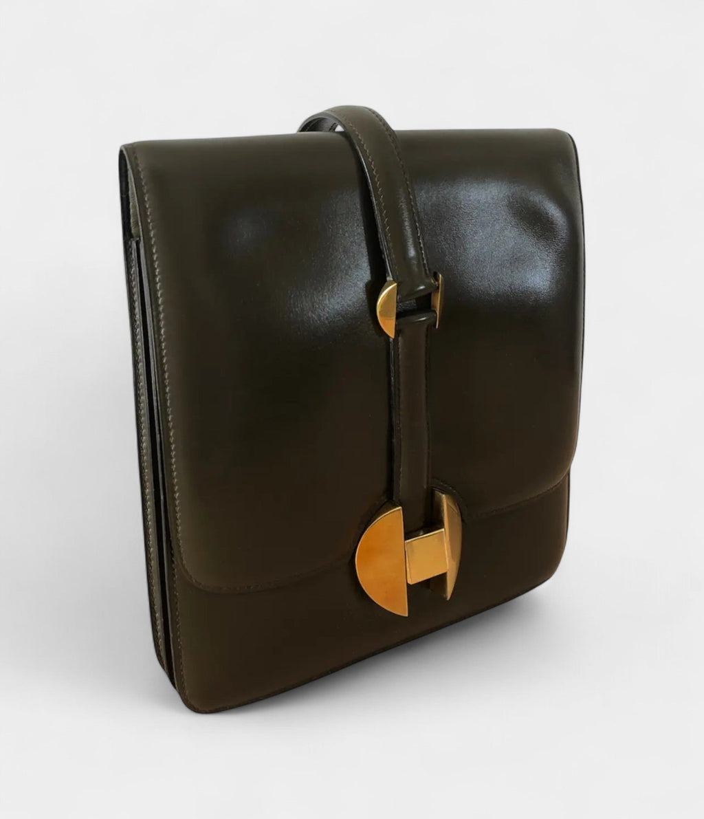 HM2002 Green Leather Handbag
