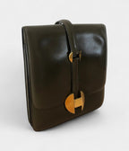 HM2002 Green Leather Handbag