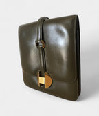 HM2002 Green Leather Handbag