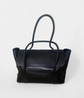 HM2002 Leather Black Handbag