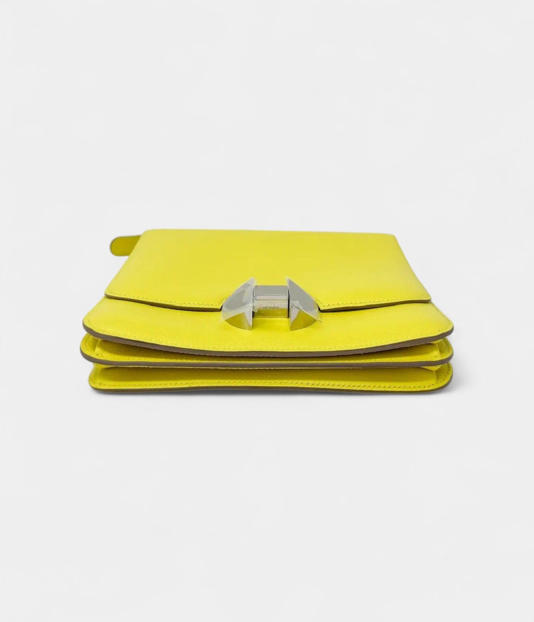 HM2002 Yellow Leather Handbag
