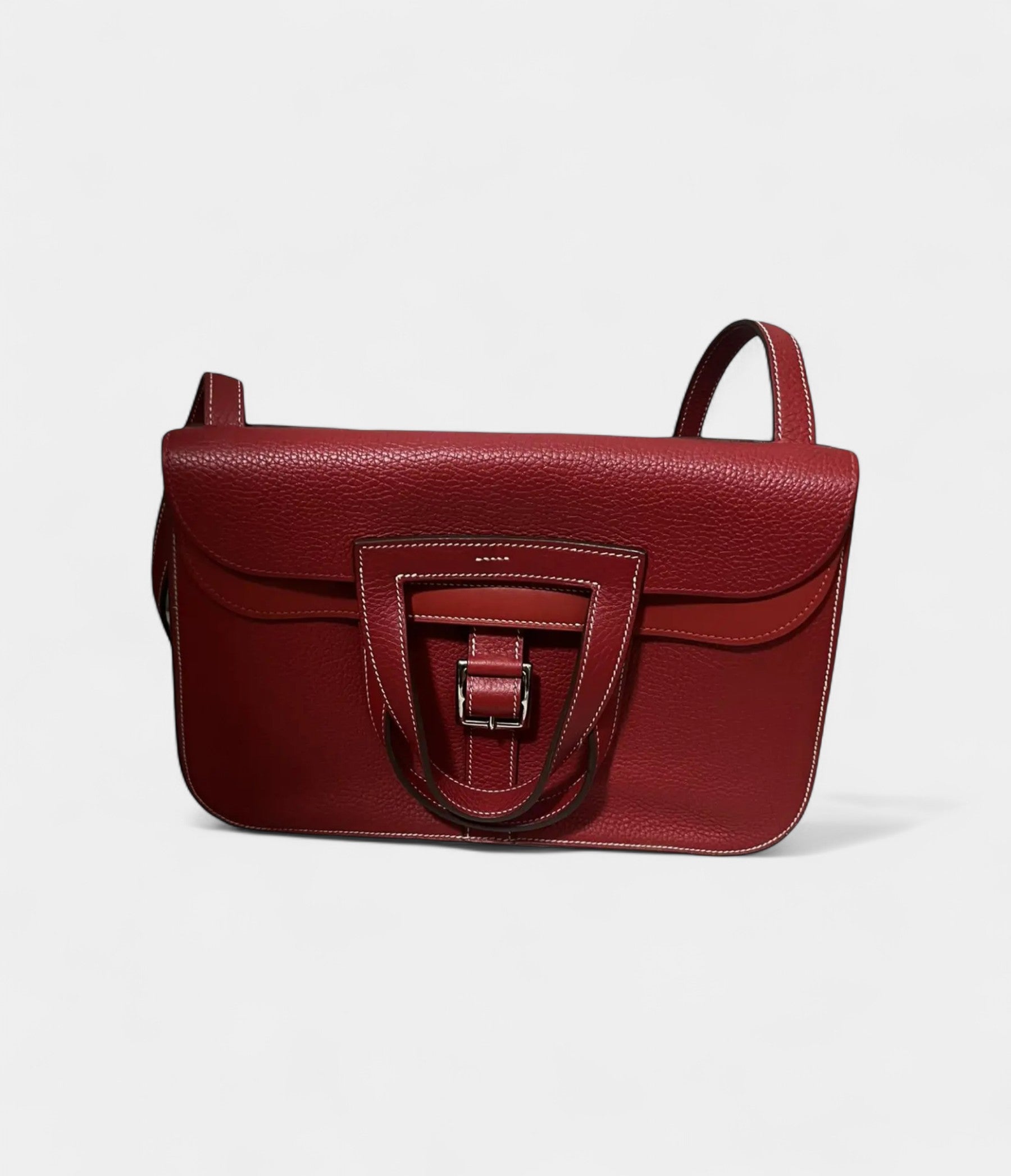 HM2002 Leather Red Handbag