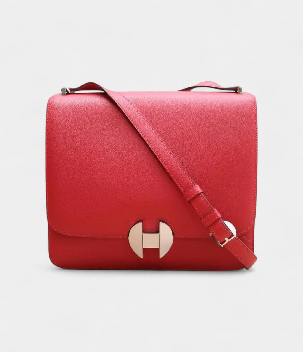 HM2002 Red Leather Handbag