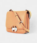 HM2002 Shoulder Bag in Beige Leather