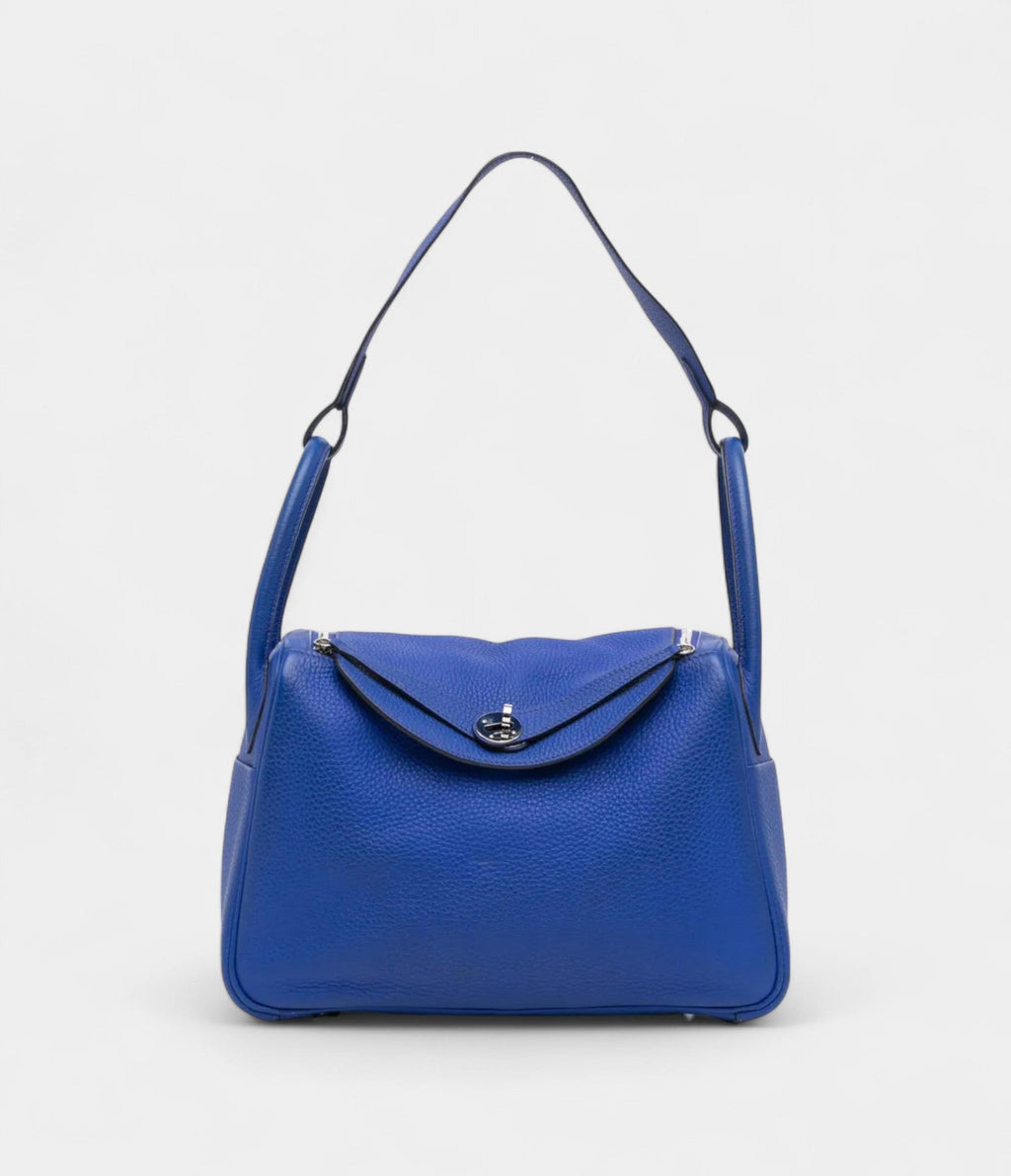 HM2011 Togo Lindy 30 Satchel Rolled Handles and Flat Strap Bag