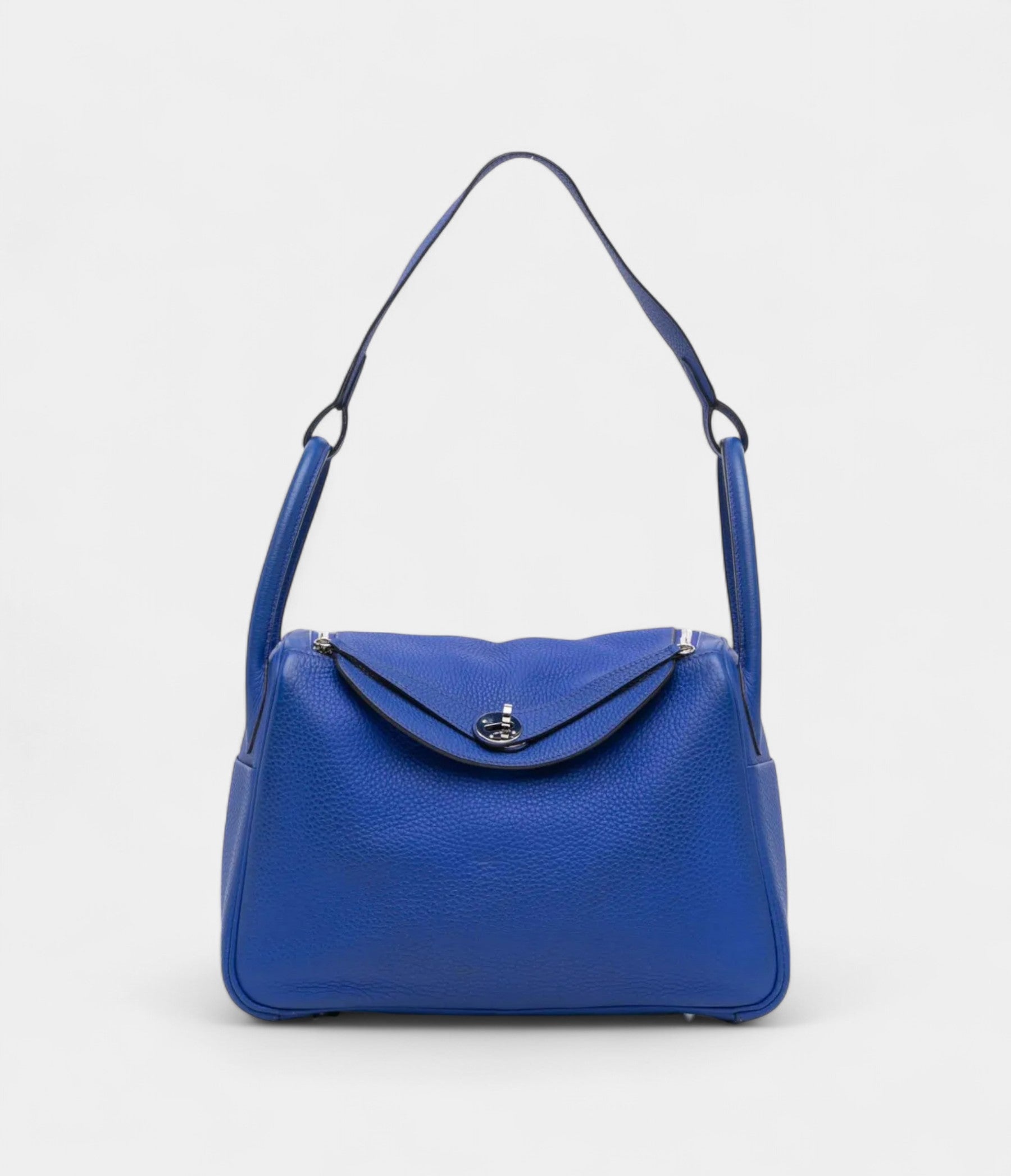 HM2011 Togo Lindy 30 Satchel Rolled Handles and Flat Strap Bag