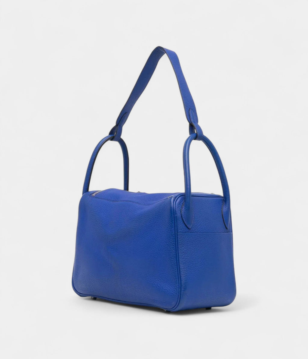 HM2011 Togo Lindy 30 Satchel Rolled Handles and Flat Strap Bag