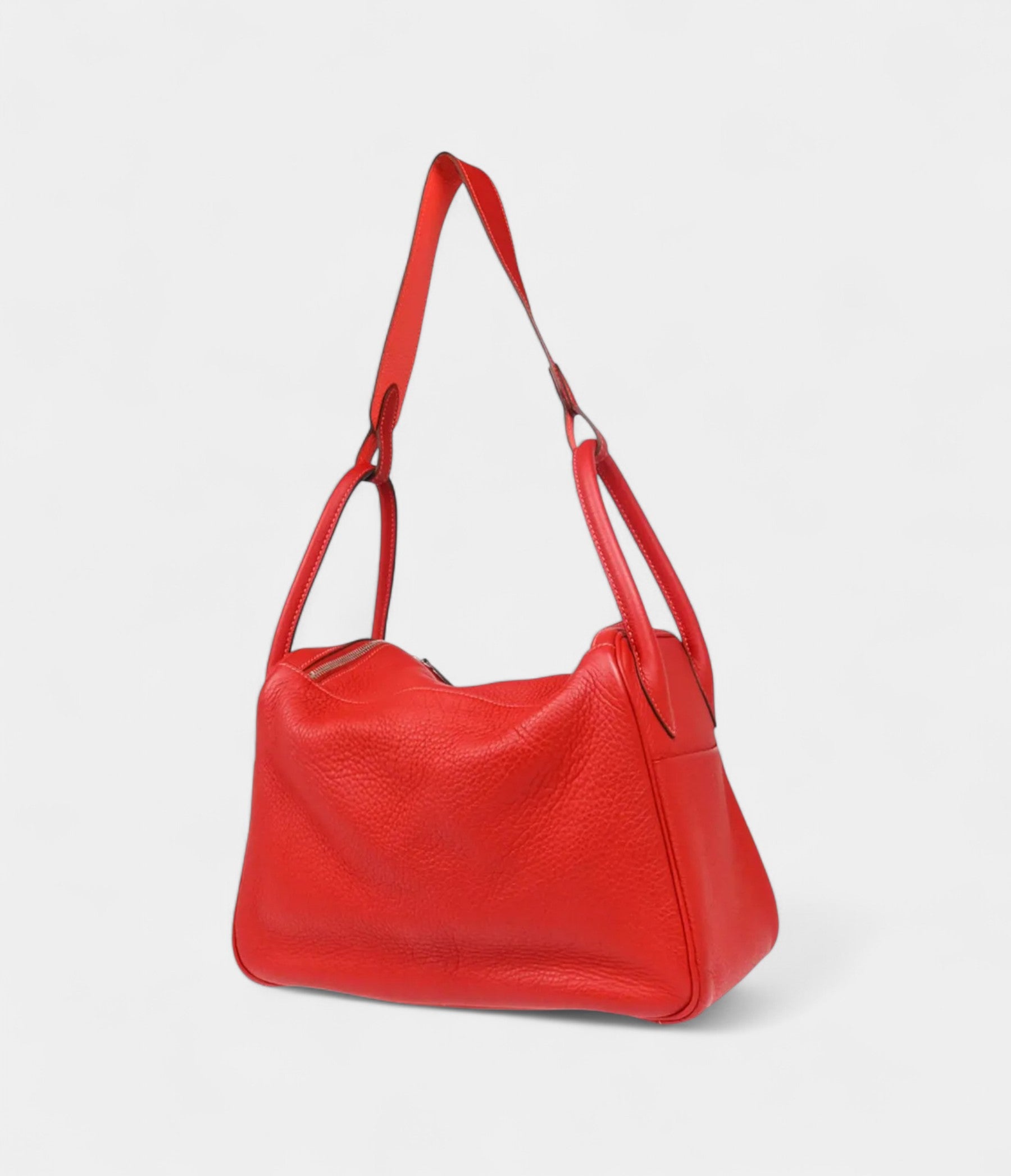 HM2012 Clemence Lindy 30 Red Shoulder Bag