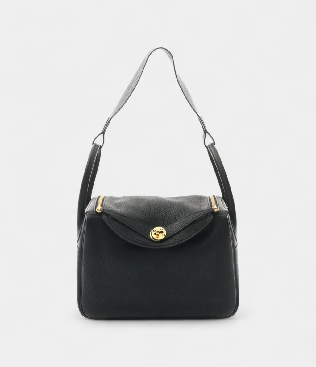 HM2019 Lindy 30 Black Shoulder Bag