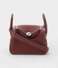 HM2024 Mini Lindy 30 Bordeaux Red Shoulder Bag