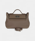 Hermes 24/24 Handmade Etoupe Maurice and Swift Palladium Hardware