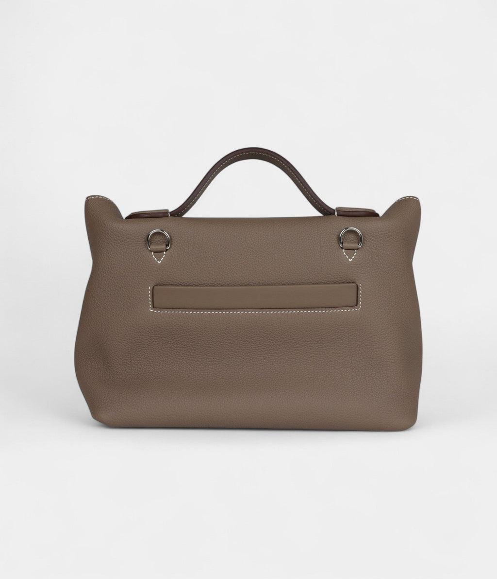 Hermes 24/24 Handmade Etoupe Maurice and Swift Palladium Hardware