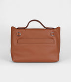 Hermes 24/24 Handmade Gold Evercolor and Swift Palladium Hardware