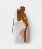 HM24/24 Handmade Multicolour Cloth & Leather Bag with Palladium Hardware