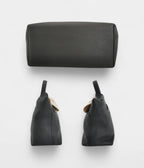 HM24/24 Handmade Two-Tone Leather Bag with Palladium Hardware