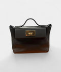 HM24/24 Handmade in Black Leather with Palladium Hardware