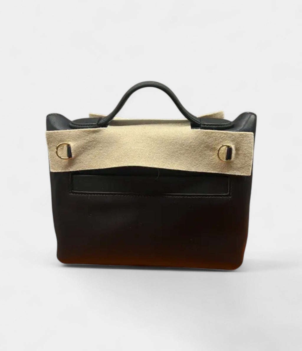HM24/24 Handmade in Black Leather with Palladium Hardware
