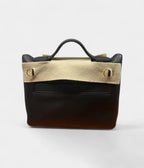 HM24/24 Handmade in Black Leather with Palladium Hardware