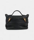 HM24/24 Handmade in Black and Gold-Tone Leather with Palladium Hardware