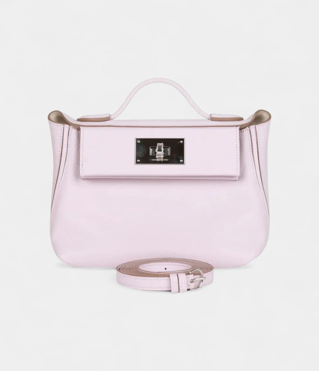 HM24/24 Handmade in Pink Leather with Palladium Hardware