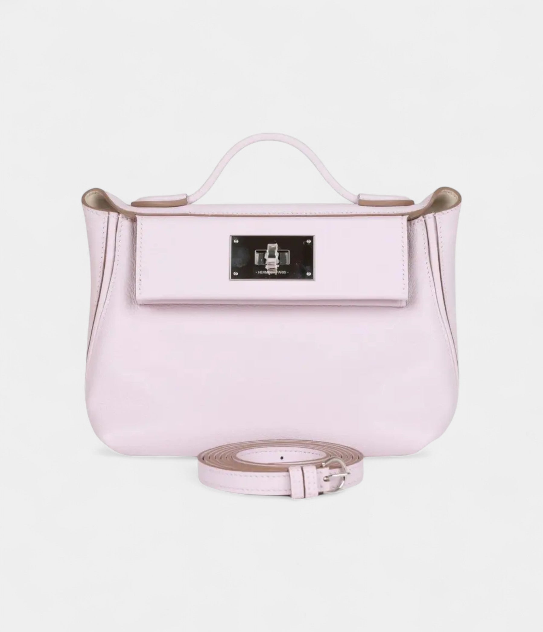 HM24/24 Handmade in Pink Leather with Palladium Hardware